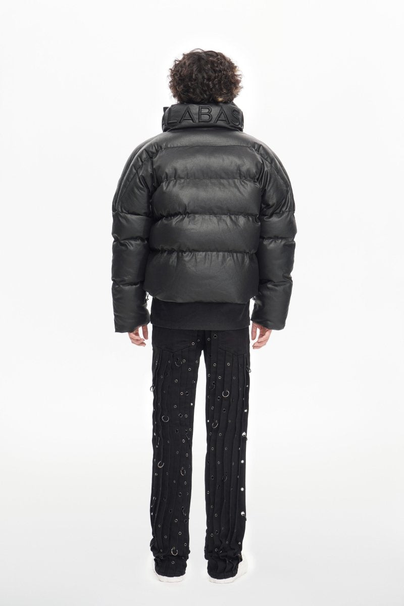 Mr. Puffer Denim Jacket – Waxed Black - Valabasas