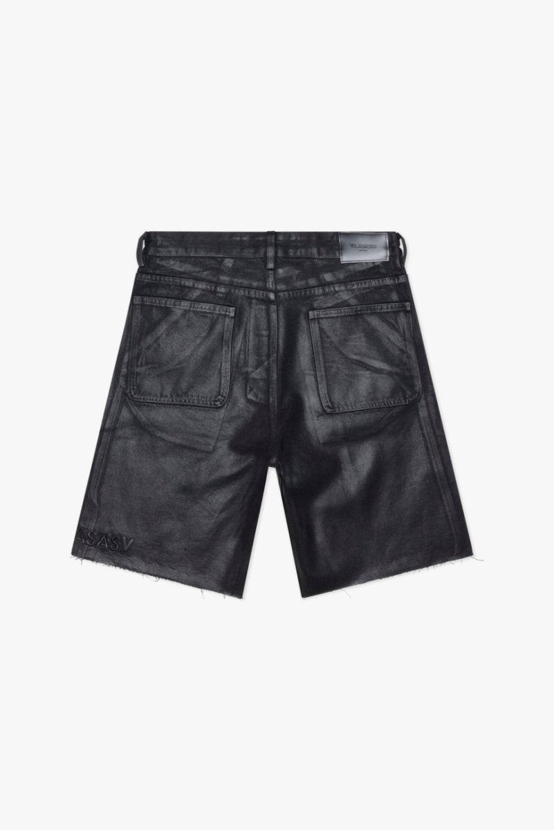 Mr. Shorts Black Wash Waxed - Valabasas