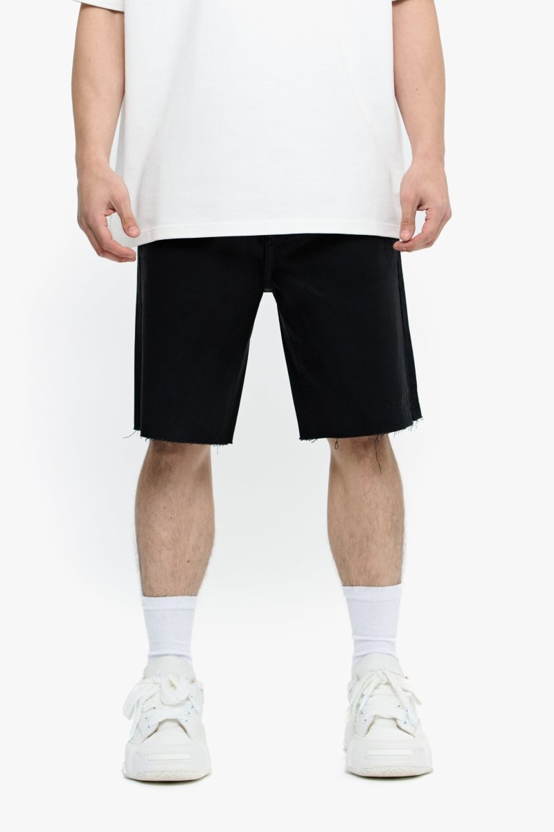 Mr. Shorts Black Wash Waxed - Valabasas