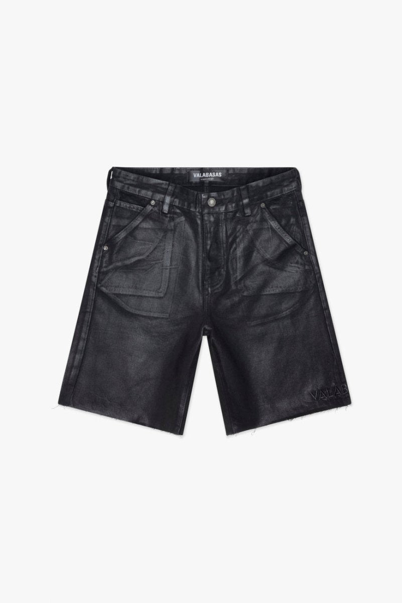 Mr. Shorts Black Wash Waxed - Valabasas