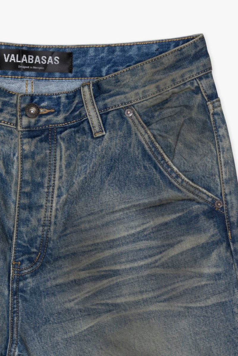 Mr. Shorts Dirty Vintage Blue - Valabasas