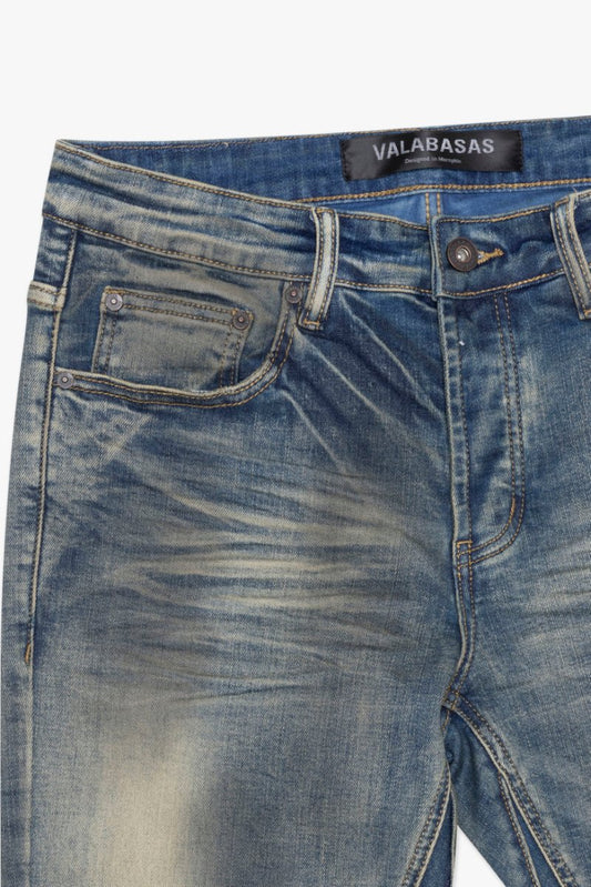 Mr. Stacked Dirty Vintage Blue - Valabasas