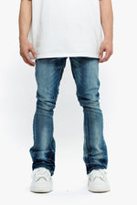 Mr. Stacked Medium Wash