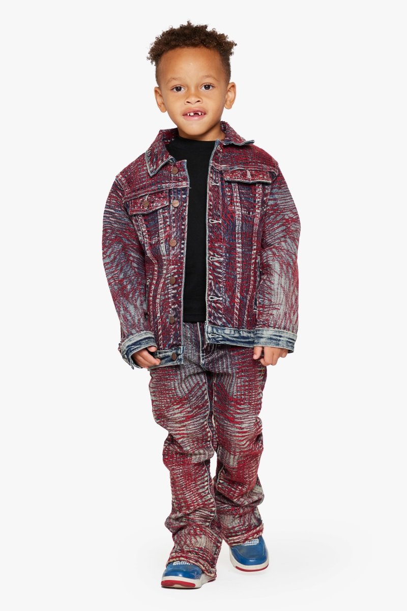 "MR. STITCHED” KIDS JACKET CORAL HAZE - Valabasas