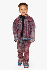 VESTE POUR ENFANT « MR. STITCHED » CORAL HAZE