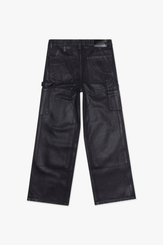 Mr. Straight Black Wash Waxed - Valabasas