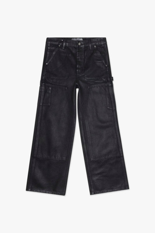 Mr. Straight Black Wash Waxed - Valabasas