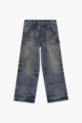 M. Straight Dirty Vintage Blue