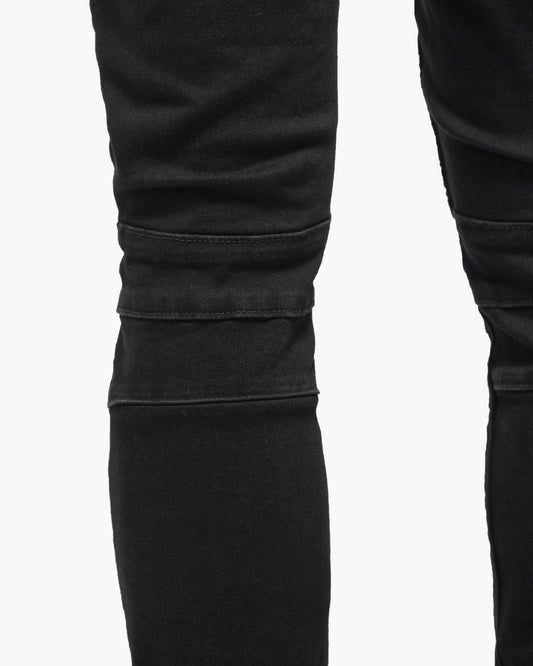 Mr.Biker Black Skinny Jeans - Valabasas