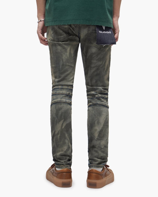 Mr.Biker Dirty Wash Skinny Jeans - Valabasas