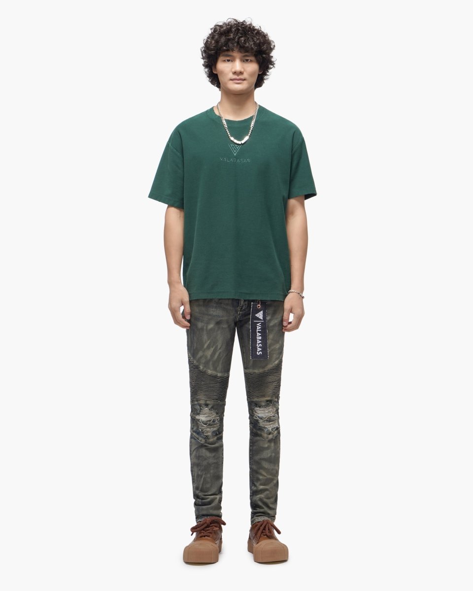 Mr.Biker Dirty Wash Skinny Jeans - Valabasas