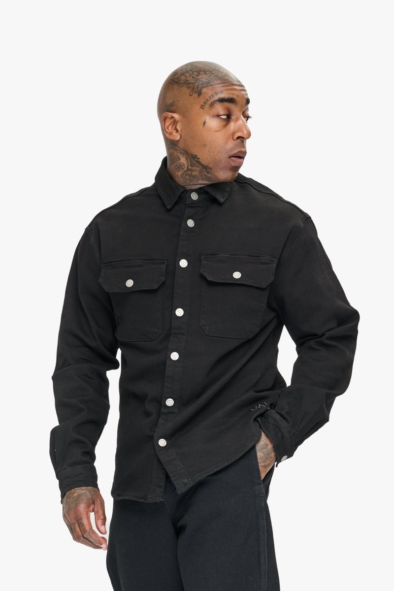 Mr.Button Down Black - Valabasas