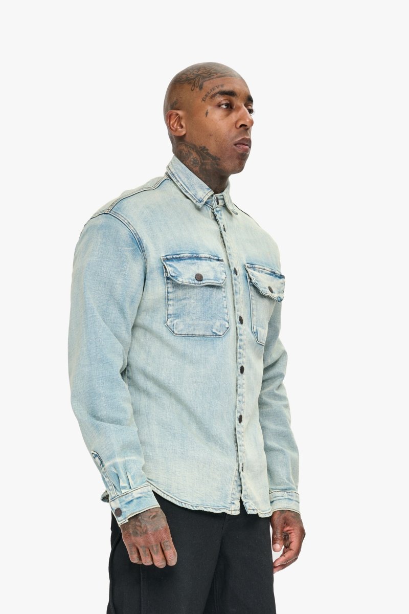 Mr.Button Down Light Wash - Valabasas