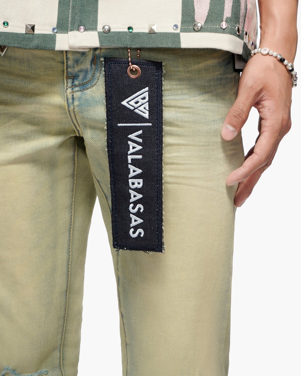 Mr.Clean Vintage Wash Skinny Jeans - Valabasas