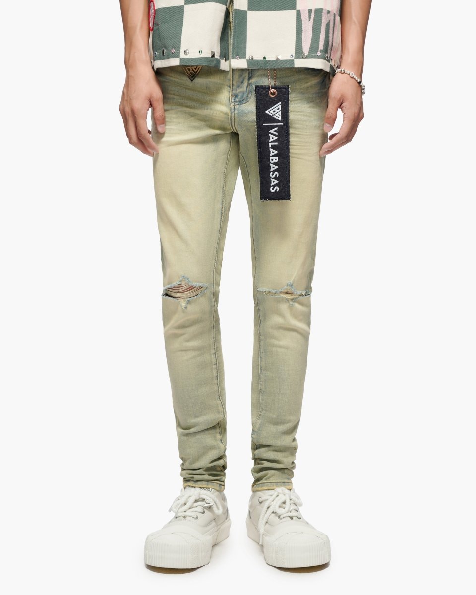 Mr.Clean Vintage Wash Skinny Jeans - Valabasas