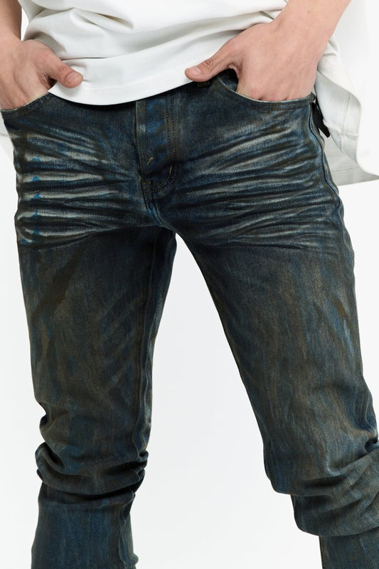 Mr.Flex Dirty Indigo Skinny Jeans - Valabasas