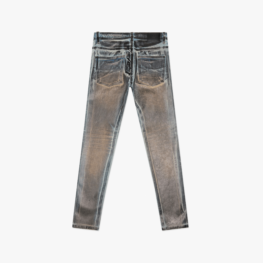 Mr.Flex Skinny Blue Tan Waxed - Valabasas