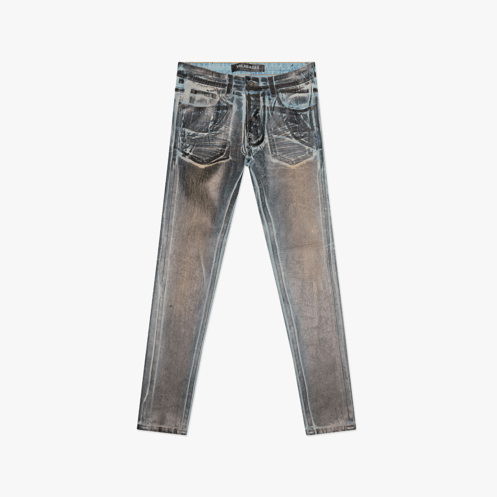 Mr.Flex Skinny Blue Tan Waxed - Valabasas