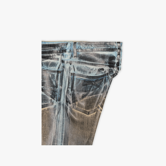 Mr.Flex Skinny Blue Tan Waxed - Valabasas