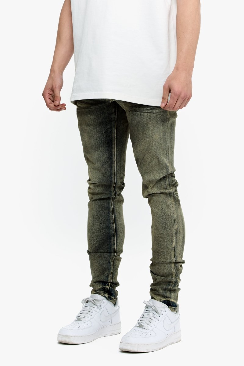 Mr.Flex Skinny Brown/Blue Vintage washed - Valabasas