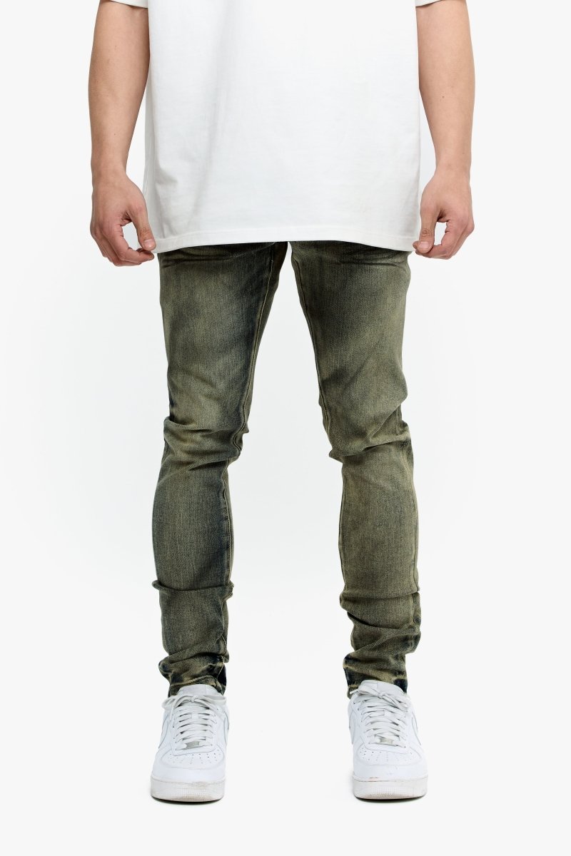 Mr.Flex Skinny Brown/Blue Vintage washed - Valabasas