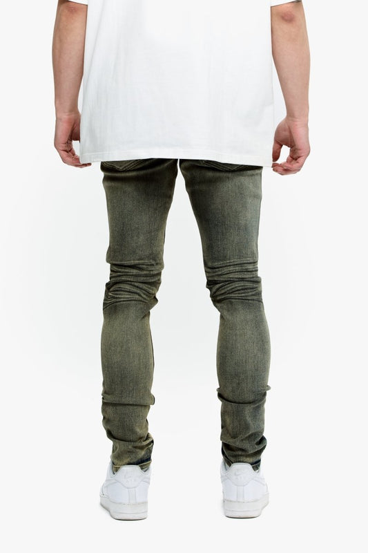 Mr.Flex Skinny Brown/Blue Vintage washed - Valabasas