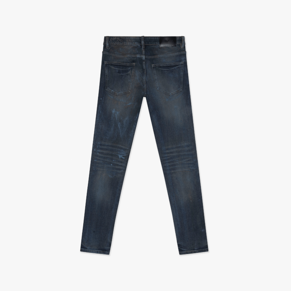 Mr.Flex Skinny Dark Blue Waxed - Valabasas