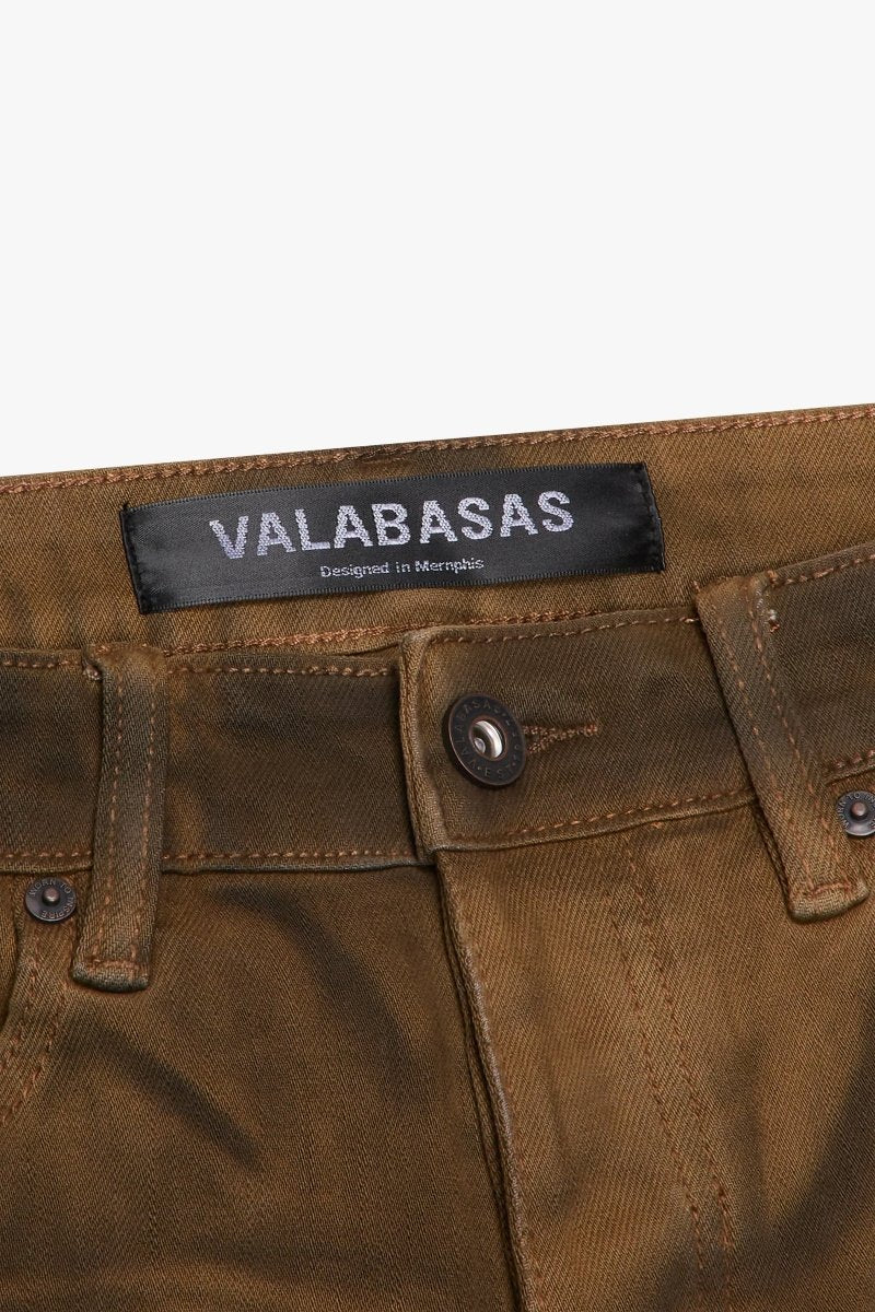 Mr.Flex Skinny Dark Brown Wash - Valabasas