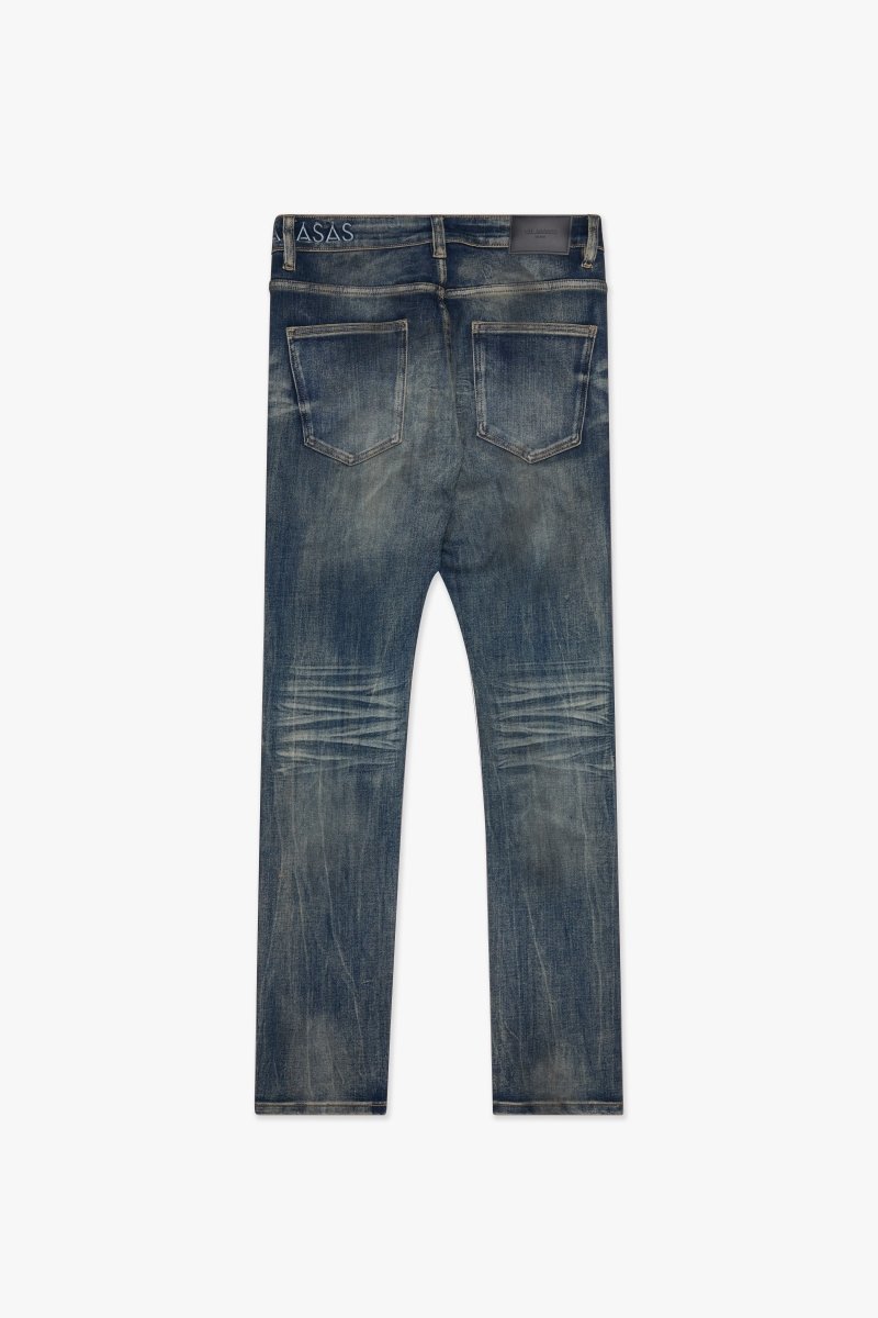 Mr.Flex Skinny Dirty Dk.Blue Washed - Valabasas