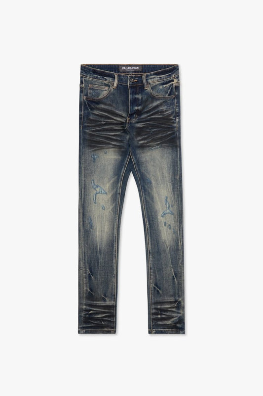 Mr.Flex Skinny Jean Faded Blue - Valabasas