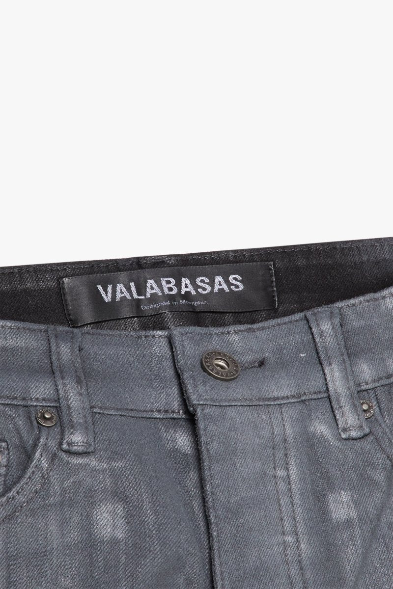 Mr.Flex Skinny Jean Grey waxed - Valabasas