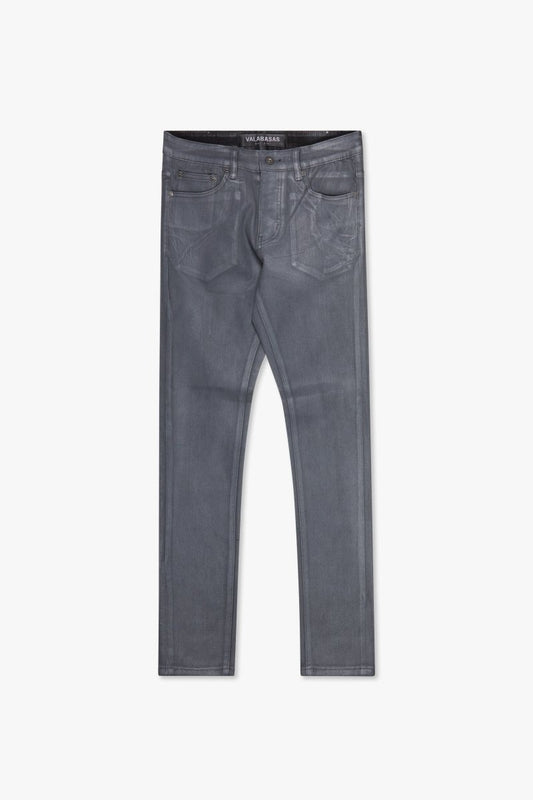 Mr.Flex Skinny Jean Grey waxed - Valabasas