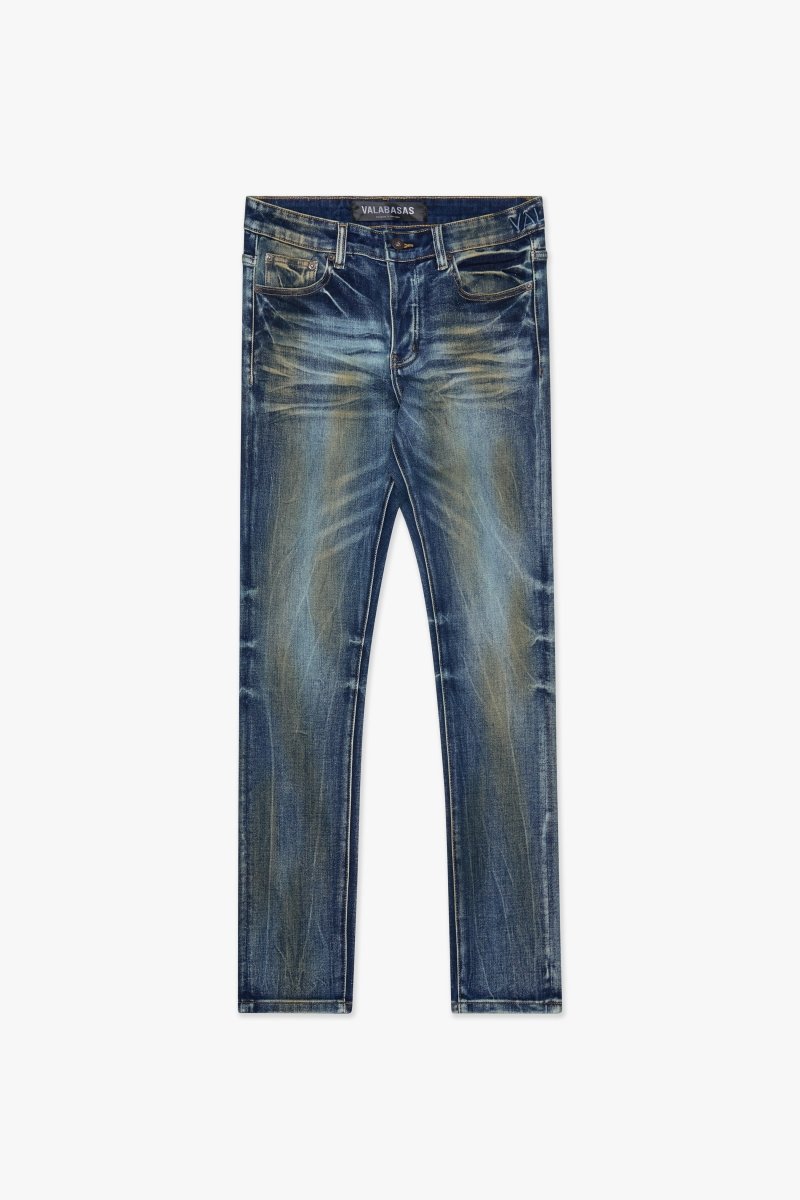 Mr.Flex Skinny Medium Blue Vintage Washed - Valabasas