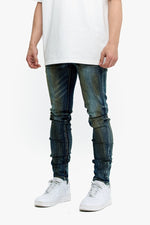 Mr.Flex Skinny Medium Blue Vintage Washed