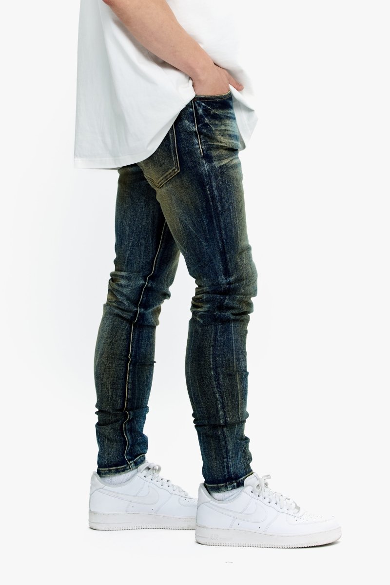 Mr.Flex Skinny Medium Blue Vintage Washed - Valabasas
