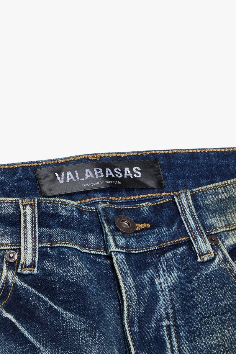Mr.Flex Skinny Medium Blue Vintage Washed - Valabasas