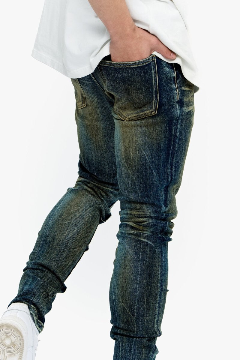 Mr.Flex Skinny Medium Blue Vintage Washed - Valabasas