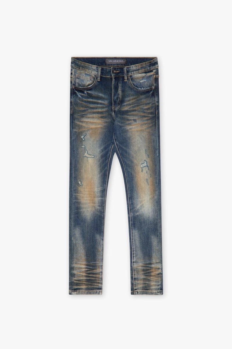 Mr.Flex Skinny Vintage Stain Blue - Valabasas