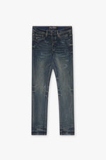 Mr.Flex Skinny Vintage Waxed Blue