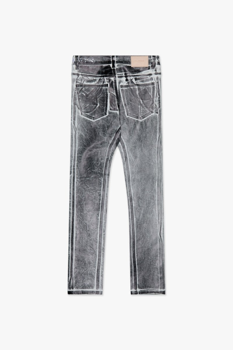 Mr.Flex Skinny White Black Waxed - Valabasas