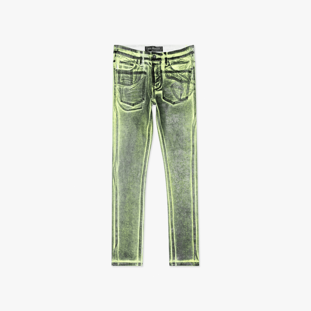 Mr.Flex Skinny Yellow White Waxed - Valabasas
