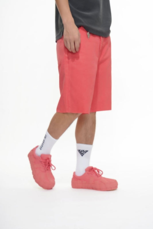Mr.Shorts Coral Waxed Jorts - Valabasas