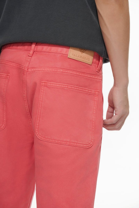 Mr.Shorts Coral Waxed Jorts - Valabasas