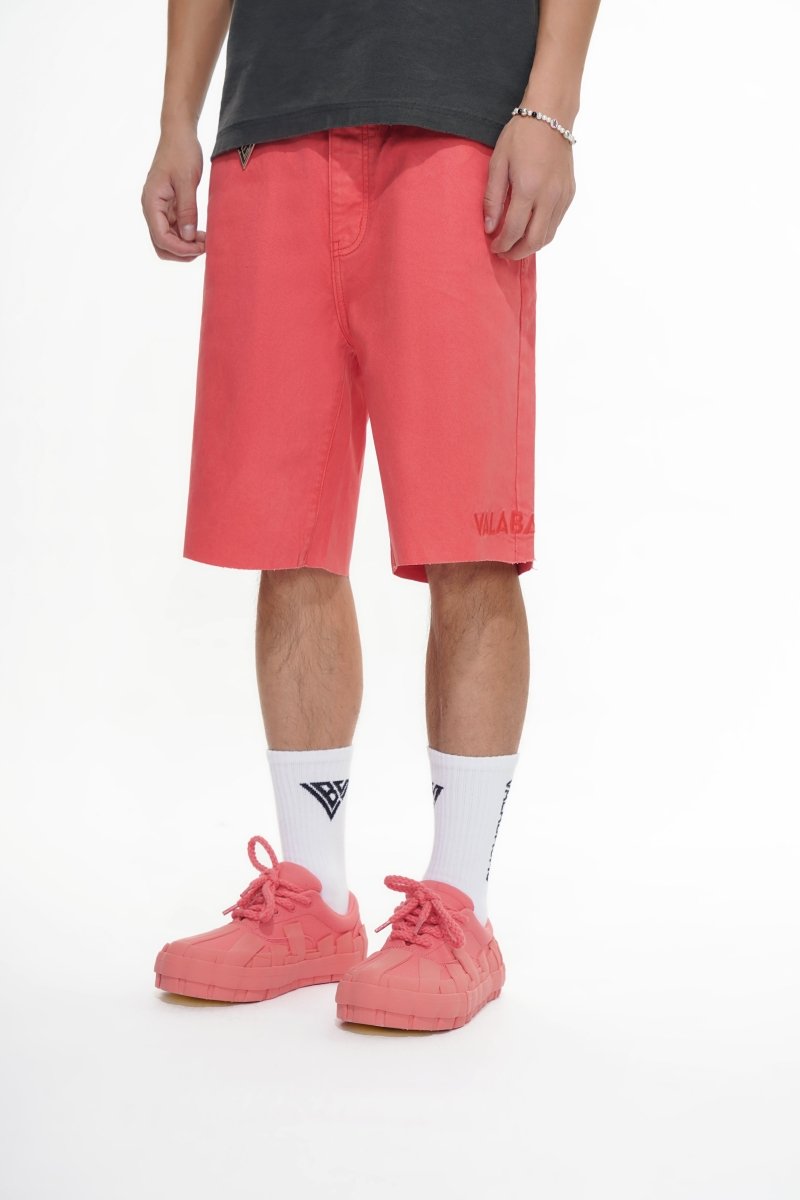 Mr.Shorts Coral Waxed Jorts - Valabasas