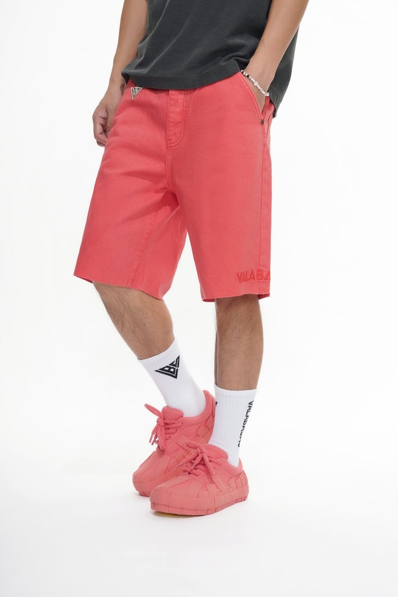 Mr.Shorts Coral Waxed Jorts - Valabasas