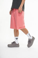 Mr.Shorts Light Coral Waxed Jorts