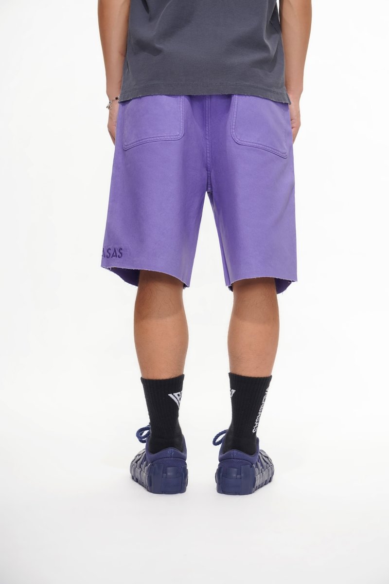 Mr.Shorts Purple Waxed Jorts - Valabasas
