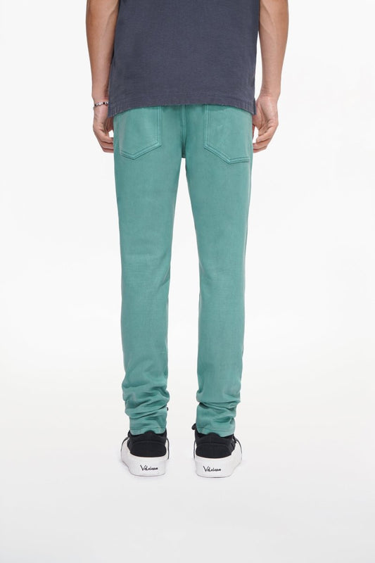 Mr.Slim Teal Waxed Skinny Jean - Valabasas
