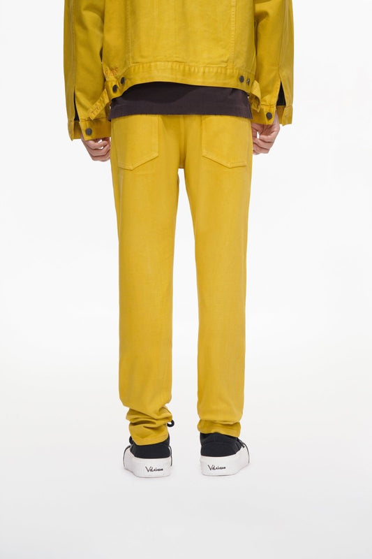 Mr.Slim Yellow Waxed Skinny Jean - Valabasas