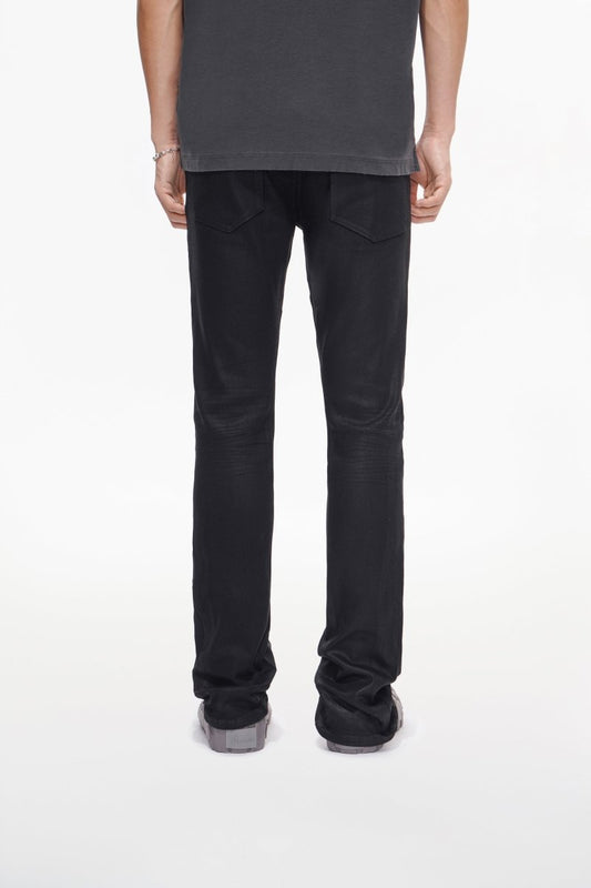 Mr.Stacked Black Waxed Jeans - Valabasas